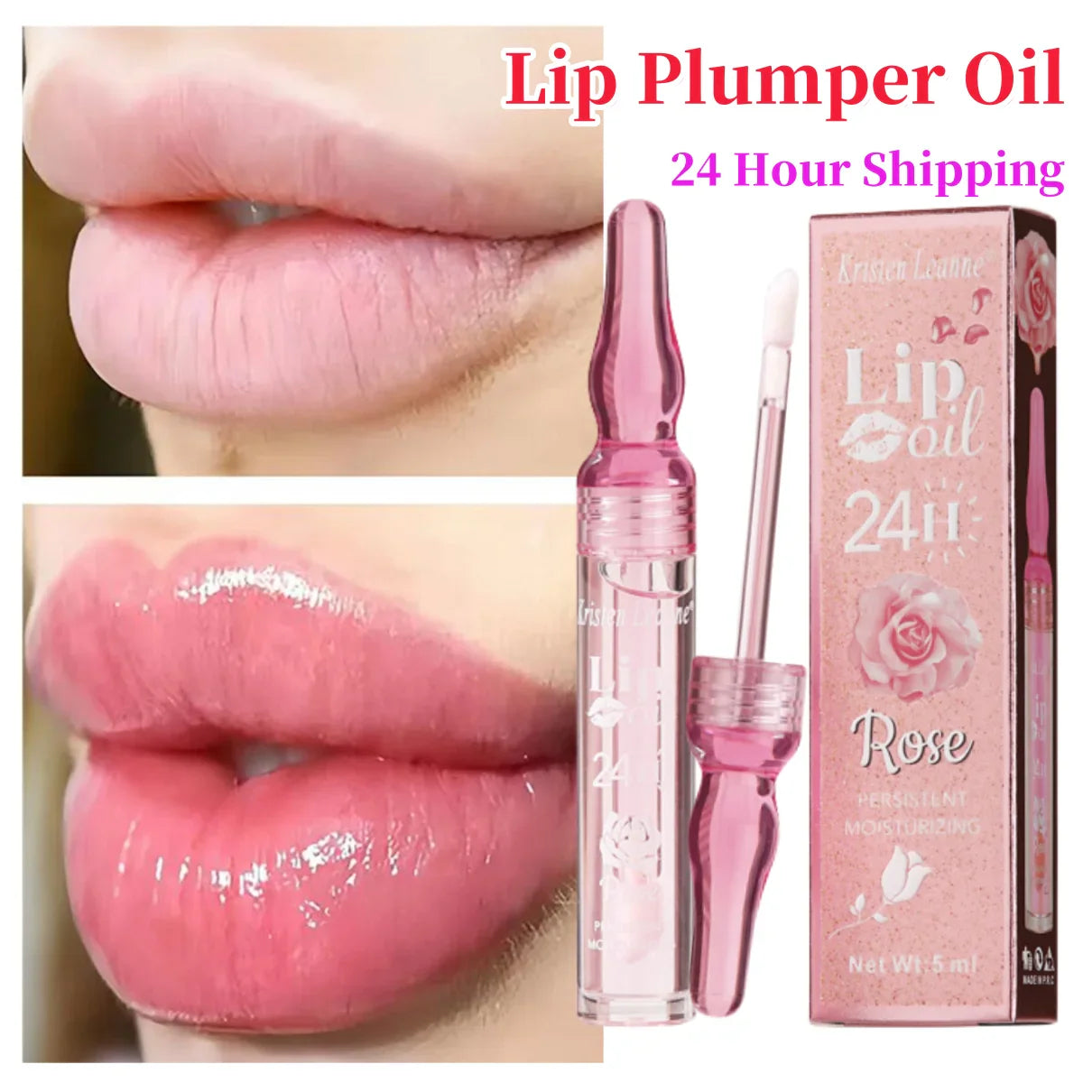 New Lip Plump Oil Extreme Volume Lip Gloss Increase Lip Elasticity Anti-Wrinkle Moisturizing Fuller Filler Bigger Sexy Lip Care