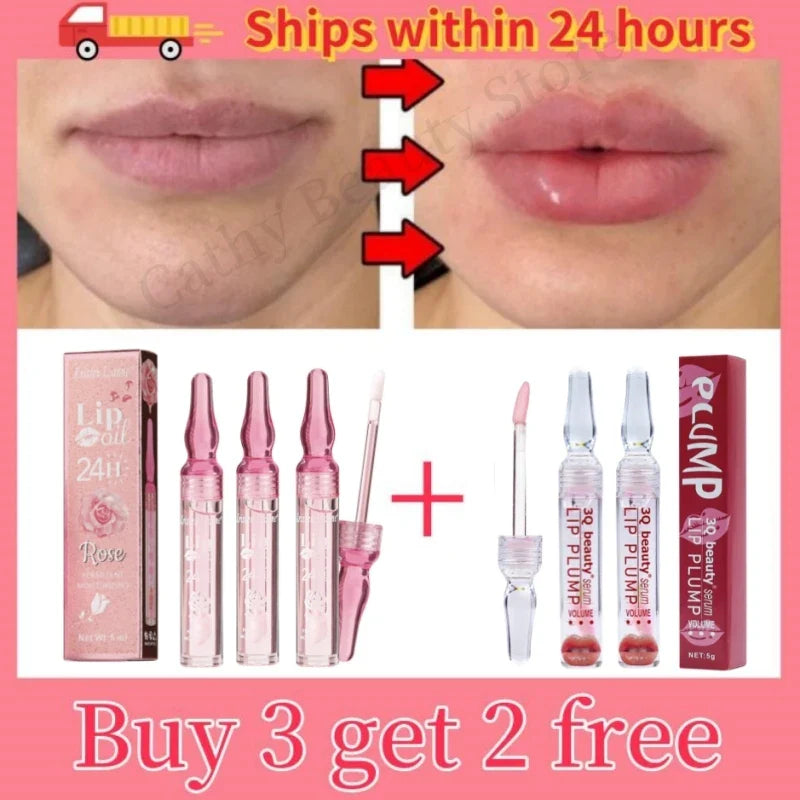 New Lip Plump Oil Extreme Volume Lip Gloss Increase Lip Elasticity Anti-Wrinkle Moisturizing Fuller Filler Bigger Sexy Lip Care