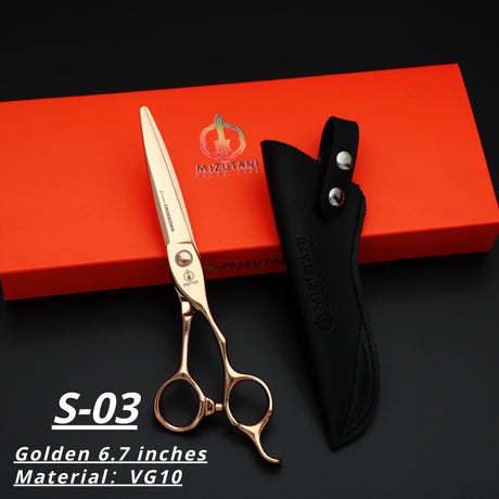 New MIZUTANI Professional Barber Tools Salon Hair Cutting Thinning Shears Set of 6.0 Inch Hair Scissors