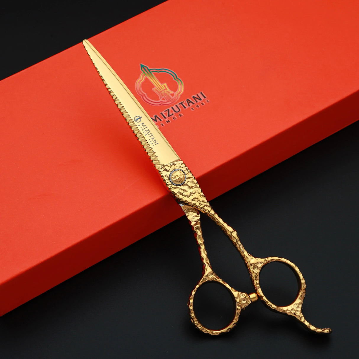 New MIZUTANI Professional Barber Tools Salon Hair Cutting Thinning Shears Set of 6.0 Inch Hair Scissors