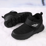 New Men Boots Winter With Fur 2023 Warm Snow Boots Men Winter Boots Work Shoes Men Footwear Fashion Rubber Ankle Shoes 36-46