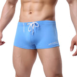 New Mens Swimsuit Sexy Swimwear Swimming Shorts Beachwear Sports Suits Surf Board Shorts Mesh Pouch Swim Trunks hombre