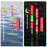 New Night Fishing Float Spiral Tail Gravity Sensing Red LED Electronic Float 1.4G-5.0G HighSensitivity Outdoor Fishing Equipment