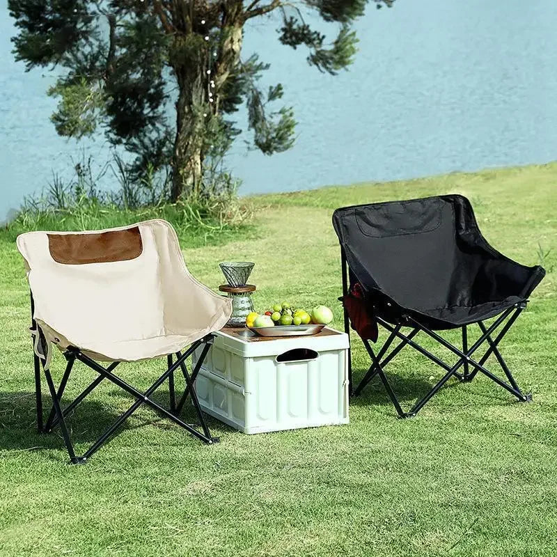 New Outdoor Folding Chair Portable Folding Moon Chair Picnic Desk Chaise Lounge Chair Camping Small Stool Mats Fishing Desk