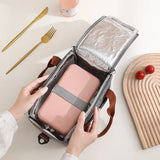 New Oxford Cloth Thermal Insulation Lunch Box Storage Handbag Multifunctional School Office Picnic Lunch Cooler Bags