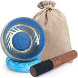 New Shining Gold Bowl Singing Bowl for Mindfulness Meditation Yoga Chanting with Good Resonation and Vibration