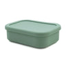 New Square Silicone Bowl Baby Food Supplement Box Teenager Lunch Box With Lid Fresh-Keeping Dustproof Microwave Refrigerator