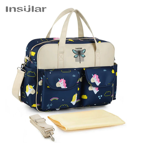 New Style Waterproof Diaper Bag Large Capacity Messenger Travel Bag Multifunctional Maternity Mother Baby Stroller Bags