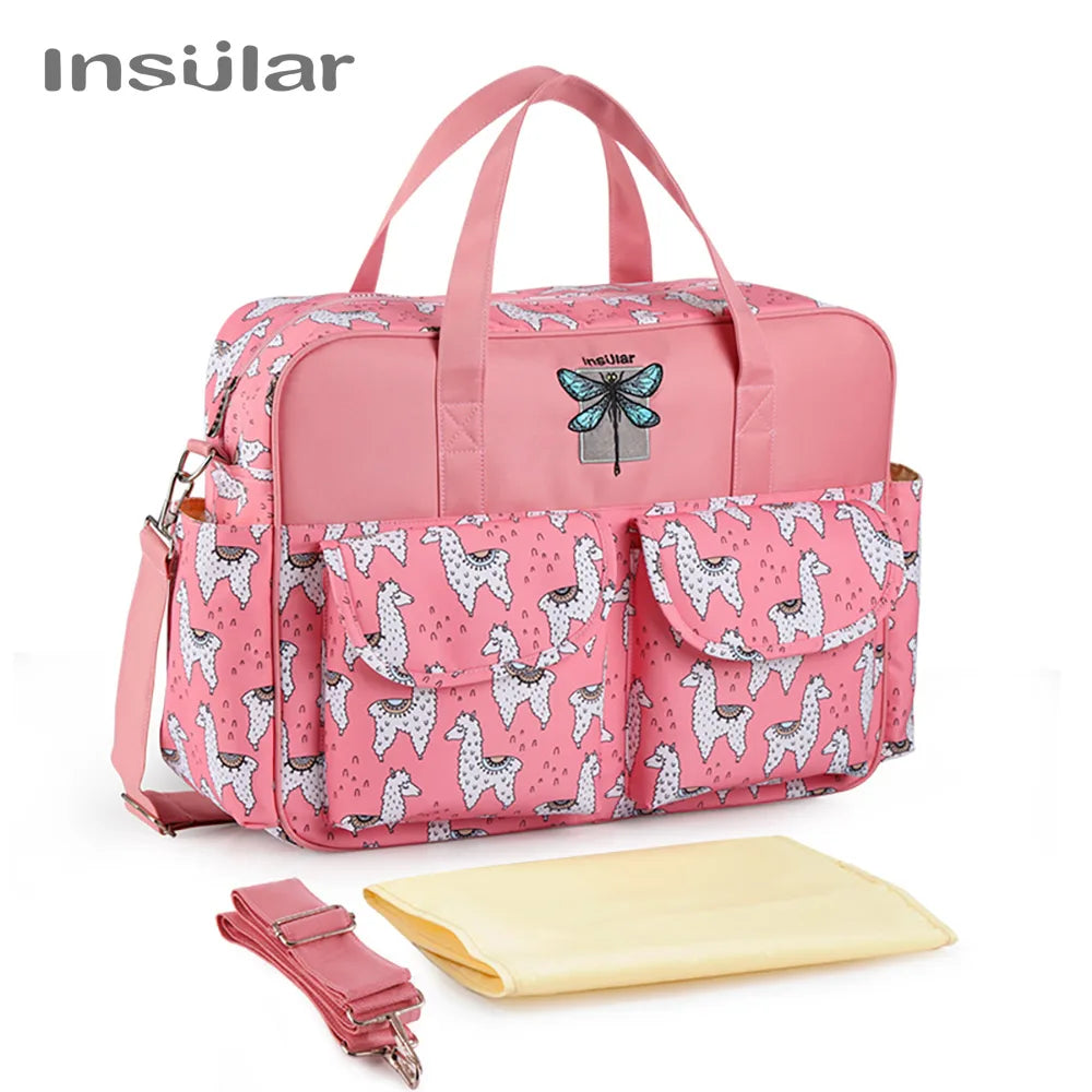 New Style Waterproof Diaper Bag Large Capacity Messenger Travel Bag Multifunctional Maternity Mother Baby Stroller Bags