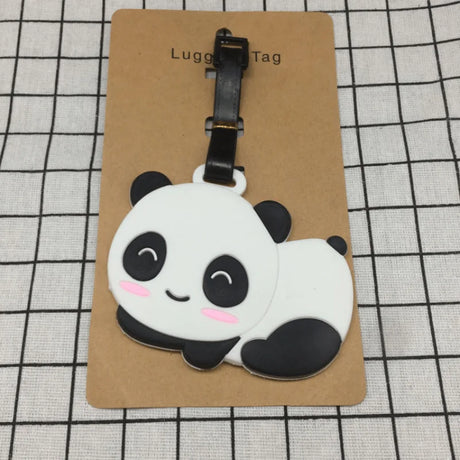 New Travel Accessories Luggage Tag Creative Corgi &Cat Suitcase Fashion Style Silicon Portable Travel Label  ID Addres Holder