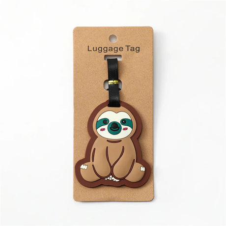 New Travel Accessories Luggage Tag Creative Corgi &Cat Suitcase Fashion Style Silicon Portable Travel Label  ID Addres Holder