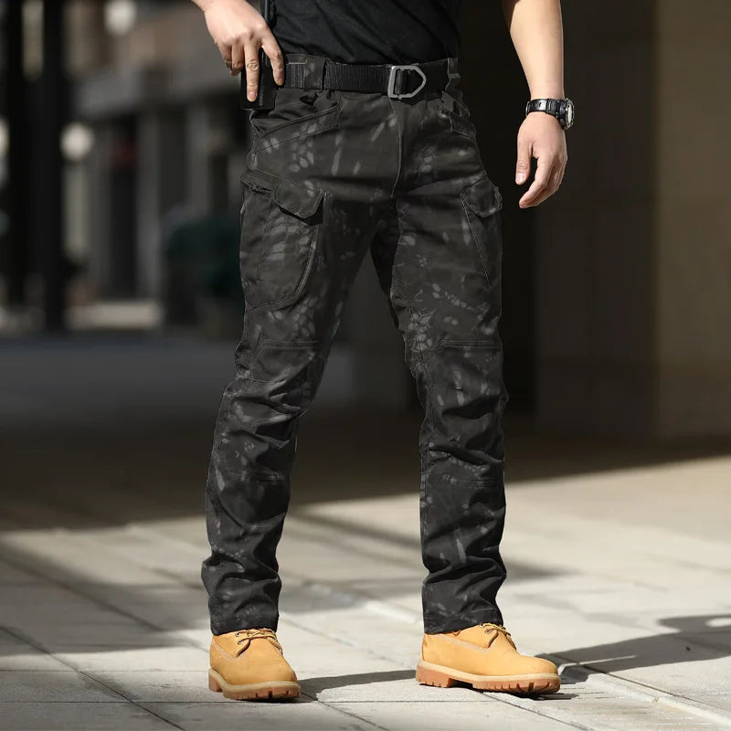 New Unique Special Forces Fans Overalls Stretch Breathable Tactical Pants Multi Pocket Front Zipper Outdoor Casual Pants