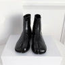 New Unisex Black Real Leather Tabi Boots Men’s Women’s Split Toe Chelsea Boots Women Tabi Shoes Women Brand Design Botas Mujer