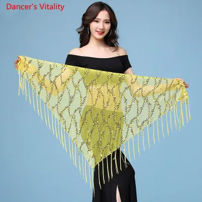 New style Belly dance costumes sequins tassel indian belly dance hip scarf for women belly dancing belt 11kinds of colors