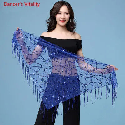 New style Belly dance costumes sequins tassel indian belly dance hip scarf for women belly dancing belt 11kinds of colors