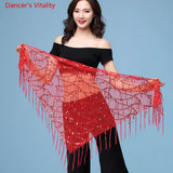 New style Belly dance costumes sequins tassel indian belly dance hip scarf for women belly dancing belt 11kinds of colors