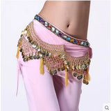 New style Belly dance costumes velvet lantern gold coins  belly dance hip scarf for women belly dancing belts