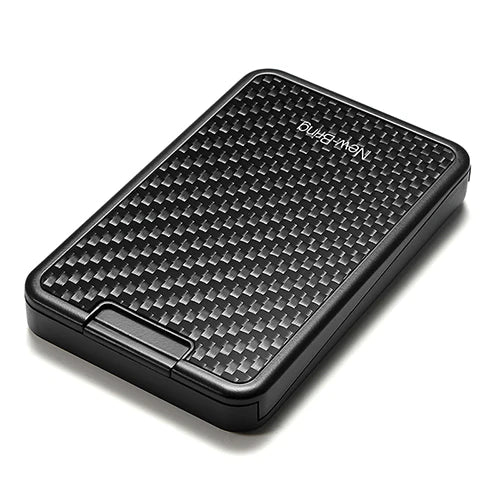 NewBring Card Holder  RFID Blocking  Sliding Wallet Card Holder Plastic Card Money Purse Carbon Fiber For Men Women Male Female