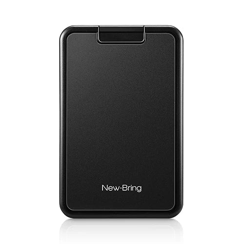 NewBring Card Holder  RFID Blocking  Sliding Wallet Card Holder Plastic Card Money Purse Carbon Fiber For Men Women Male Female