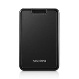 NewBring Card Holder  RFID Blocking  Sliding Wallet Card Holder Plastic Card Money Purse Carbon Fiber For Men Women Male Female