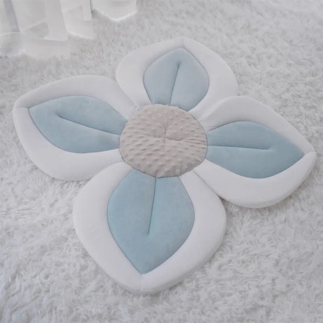 Newborn Baby Bath Pad Bathtub Safety Petal Pads Mat Baby Things Plush Sponge Shower Products Bathing Items Babies Care Tools