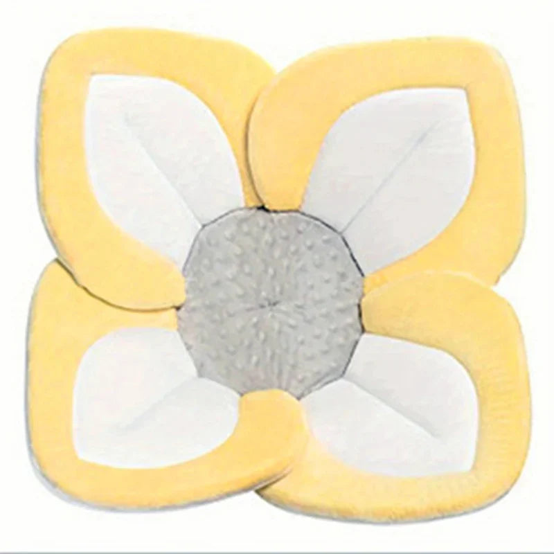 Newborn Baby Bath Pad Bathtub Safety Petal Pads Mat Baby Things Plush Sponge Shower Products Bathing Items Babies Care Tools