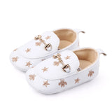 Newborn Baby Boy Shoes for 1 Year Footwear with Bees Stars Infant Casual Loafers Toddler Soft Sole Moccasins Cartoon Doll Gifts