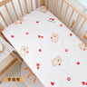 Newborn Baby Cot Fitted Sheet With Elastic Cotton Cartoon Printing Crib Bed Sheet Child Matress Cover Case Bed Protector