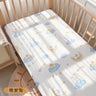 Newborn Baby Cot Fitted Sheet With Elastic Cotton Cartoon Printing Crib Bed Sheet Child Matress Cover Case Bed Protector