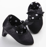 Newborn Baby Girl Princess High Heels Soft Sole Shoes First Walkers Toddler Kids Infantil Bow Leopard Anti-Slip Shoes Mocassins