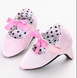 Newborn Baby Girl Princess High Heels Soft Sole Shoes First Walkers Toddler Kids Infantil Bow Leopard Anti-Slip Shoes Mocassins