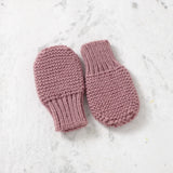 Newborn Baby Shoes + Gloves Set Knit Infant Girl Boy Boots Mitten Fashion Solid 2PC Toddler Kid Slip-On Bed Shoes Handmade 0-18M