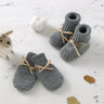 Newborn Baby Shoes + Gloves Set Knit Infant Girl Boy Boots Mitten Fashion Solid 2PC Toddler Kid Slip-On Bed Shoes Handmade 0-18M