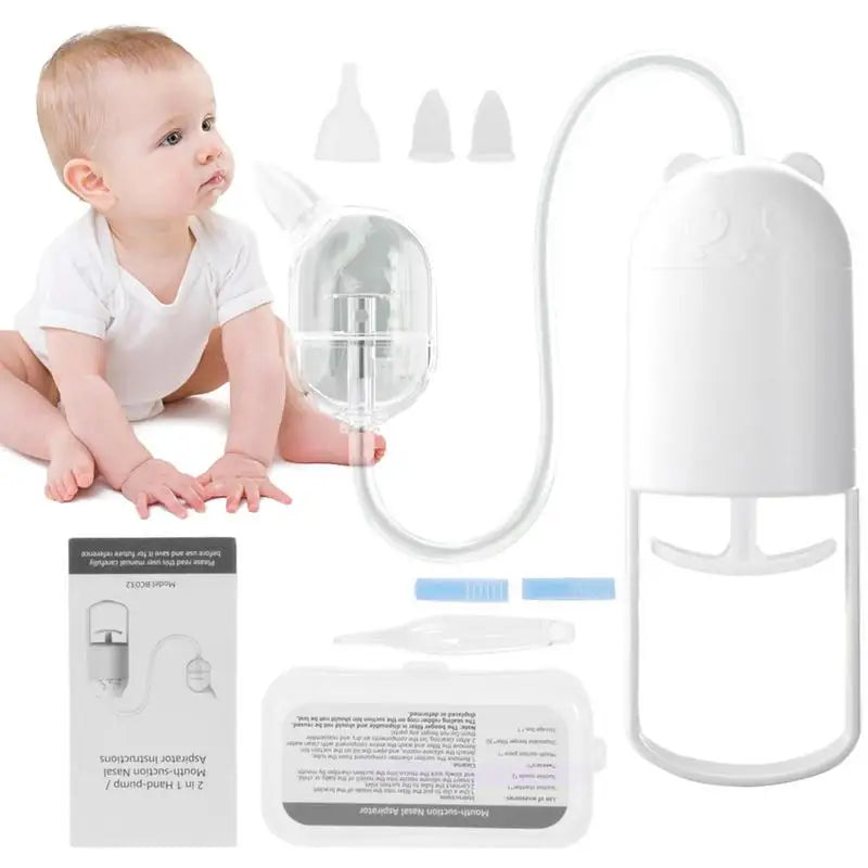 Newborn Nasal Aspirator For Childrens Nose Cleaner Sucker Suction Tool Protection Health Careing Baby Mouth Nasal Suction Device