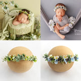 ❤️Newborn Photography Props Accessories Infant Headwear Studio Baby Photo Accessory Hairband Manual Headband Garland Fotografia