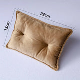 Newborn  Photography Props Posing Velvet Poses  Cushion Mini baby Pillow Mat  Photography Accessories