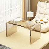 Newest Acrylic Transparent Bed Corner Table Nordic C- Shaped Coffee Table Living Room Side Table Light Luxury Sofa Side Table