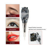 Newest Protable Rechargeable Permanent Makeup Microblading Tattoo Machine PMU Pen with 0.35mm*35mm Needle For Use Eyebrow Lips