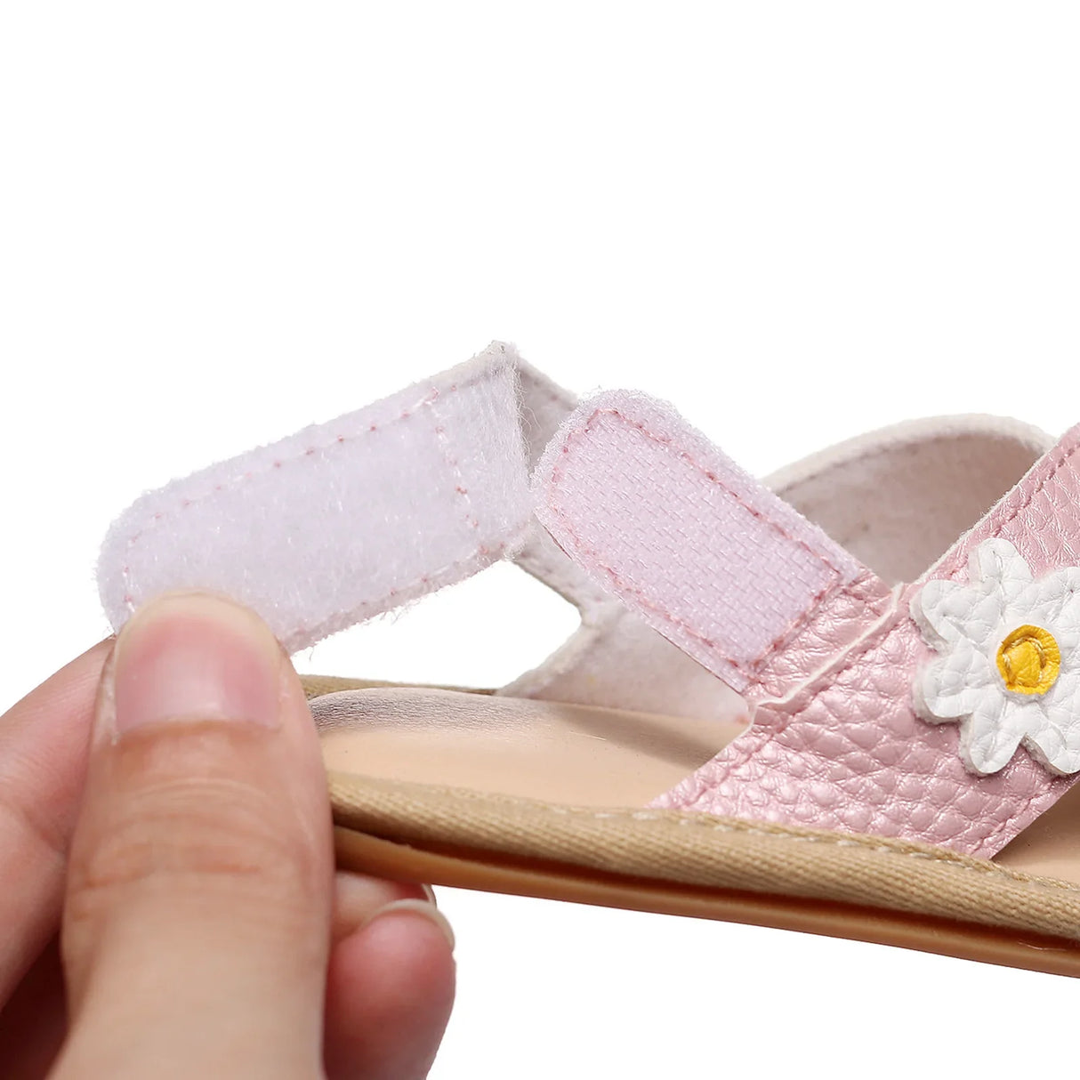 Newest Summer Baby Shoes 2022 Fashion Leathers Sweet Children Sandals For Girls Toddler Baby Floral Hollow Out Shoes