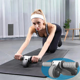 Newly Foldable Abdominal Wheel Gym Equipment Ab Rollers Home Body Building Double-wheel Bearing Roller Silent Fitness Equipment