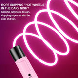 Night Luminous Rope Skipping Home Exercise Fitness Equipment Outdoor Fluorescent Jump Skipping Rope Training Sports Supplies