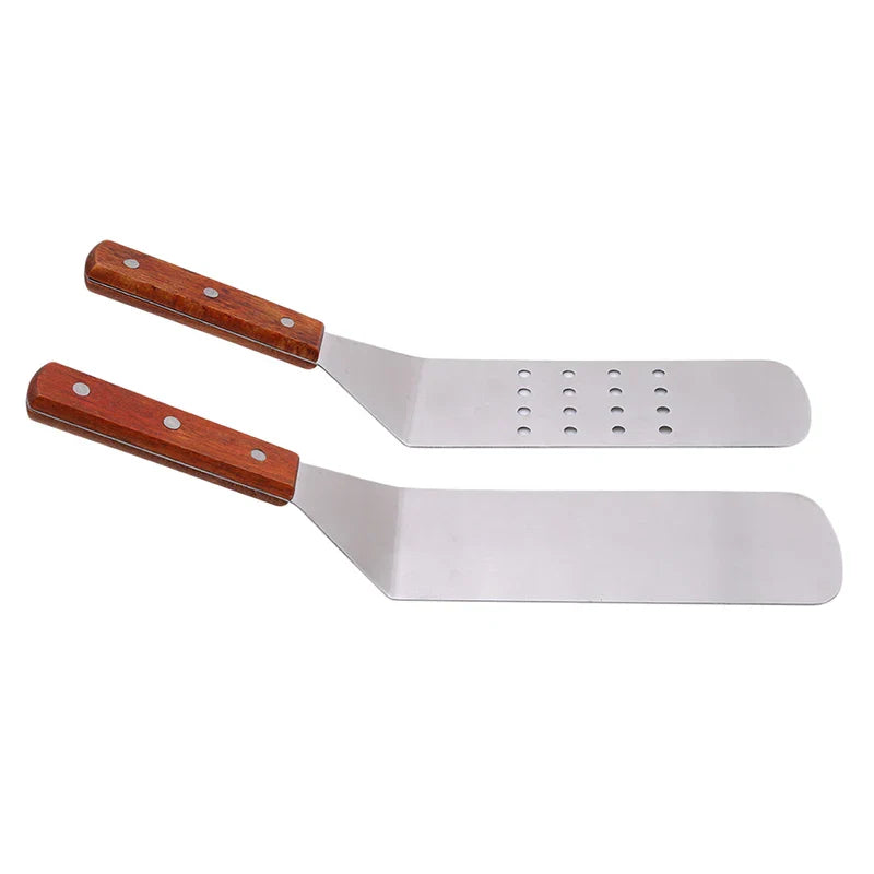 Non-stick Pan Fried BBQ Shovel Metal Steak Shovel Baking BBQ Kitchen Cooking Tool Spatula Cookware Kitchen Accessories Gadgets