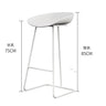 Nordic Bar Stool High Chair Wrought Iron Minimalist Modern Restaurant Office Dining Room Furniture Set Creative Bar Stools