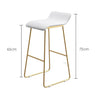 Nordic Bar Stool High Chair Wrought Iron Minimalist Modern Restaurant Office Dining Room Furniture Set Creative Bar Stools