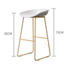 Nordic Bar Stool High Chair Wrought Iron Minimalist Modern Restaurant Office Dining Room Furniture Set Creative Bar Stools