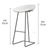 Nordic Bar Stool High Chair Wrought Iron Minimalist Modern Restaurant Office Dining Room Furniture Set Creative Bar Stools