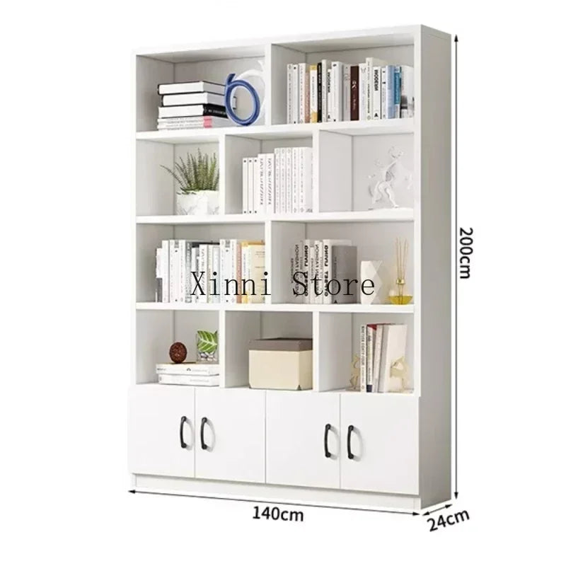 Nordic Kitchen Bookcase Display Cabinet Magazine Rack Bookcase Storage Shelf Scaffale Libreria Living Room Furniture YN50BC1