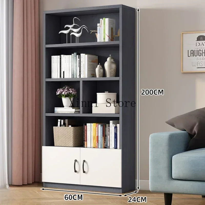 Nordic Kitchen Bookcase Display Cabinet Magazine Rack Bookcase Storage Shelf Scaffale Libreria Living Room Furniture YN50BC1