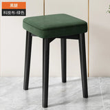 Nordic Luxury Dining Chairs Home Stackable Stools Modern Simple Dressing Wrought Iron Stool Bench Pouf Ottomans Living Room Ins