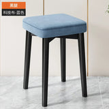 Nordic Luxury Dining Chairs Home Stackable Stools Modern Simple Dressing Wrought Iron Stool Bench Pouf Ottomans Living Room Ins